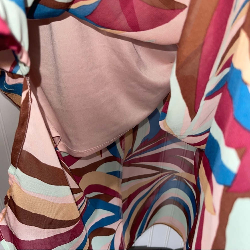 Lane Bryant Multicolor Midi Dress with Elegant Design - Picture 6 of 8